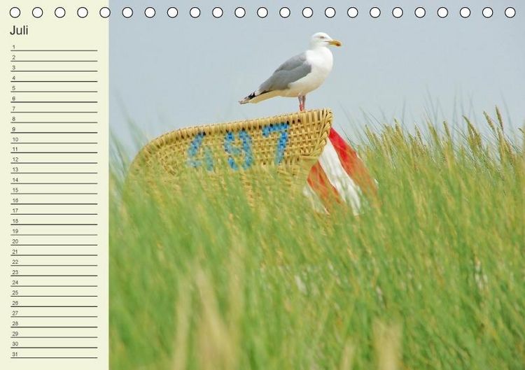 Produktbild: Amrum Geburtstagsmerker (Tischkalender immerw&auml;hrend DIN A5 quer)
