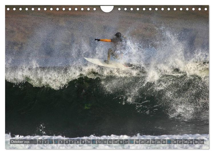 Produktbild: Faszination Surfen (Wandkalender 2026 DIN A4 quer), CALVENDO Monatskalender