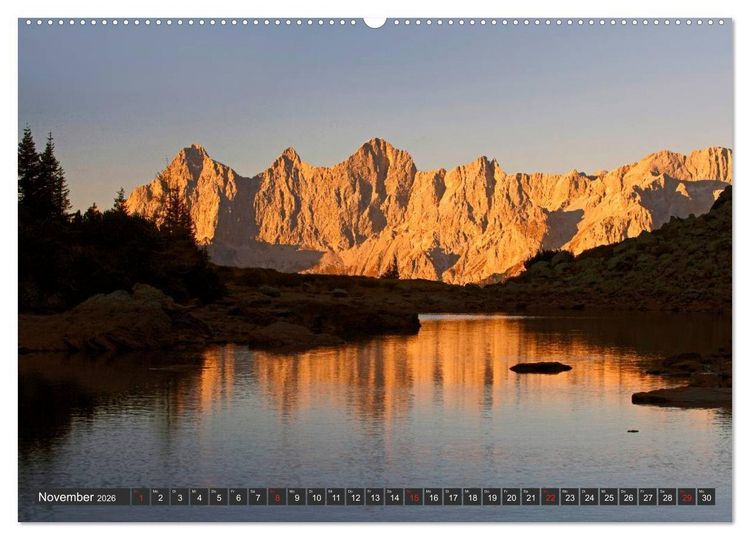 Produktbild: Der Hohe Dachstein (Wandkalender 2026 DIN A2 quer), CALVENDO Monatskalender