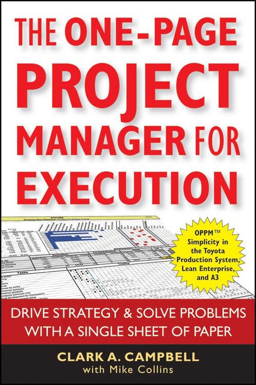 Produktbild: The One-Page Project Manager for Execution