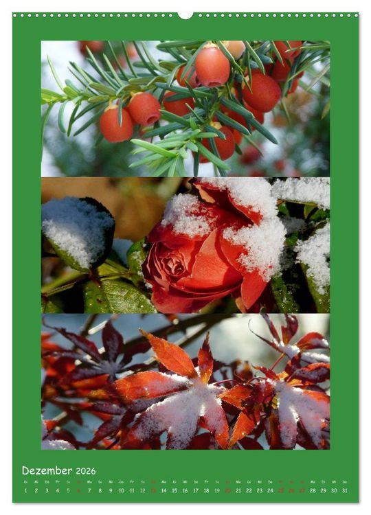 Produktbild: Natur im Farbenrausch (Wandkalender 2026 DIN A2 hoch), CALVENDO Monatskalender