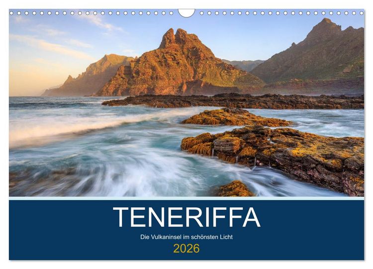 Produktbild: Teneriffa - Die Vulkaninsel im sch&ouml;nsten Licht (Wandkalender 2026 DIN A3 quer), CALVENDO Monatskalender