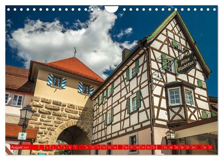Produktbild: M&uuml;hlheim an der Donau (Wandkalender 2027 DIN A4 quer), CALVENDO Monatskalender