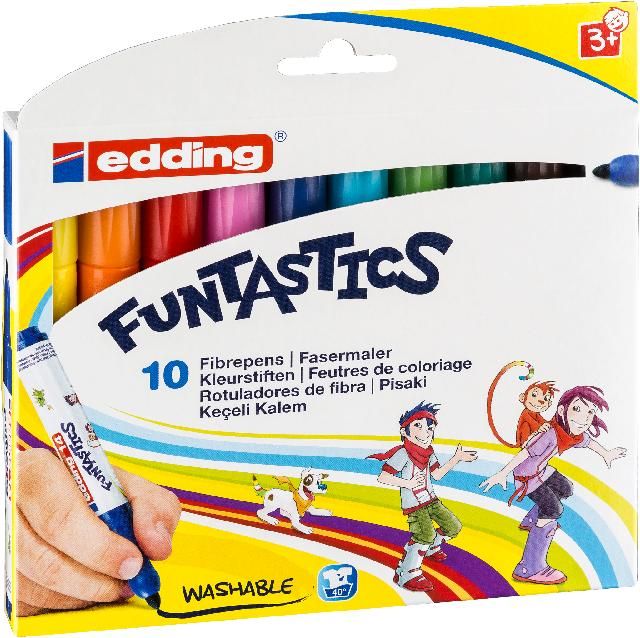 Produktbild: Edding 14 Funtastics Fasermaler sortiert 10St Set
