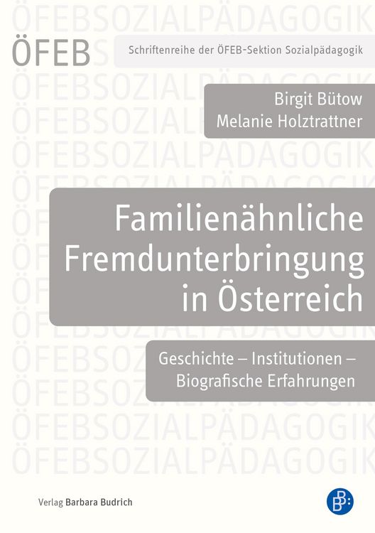 Produktbild: Familien&auml;hnliche Fremdunterbringung in &Ouml;sterreich