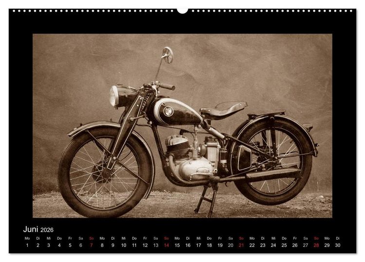Produktbild: Motorrad Oldtimer aus &Ouml;sterreich (hochwertiger Premium Wandkalender 2026 DIN A2 quer), Kunstdruck in Hochglanz