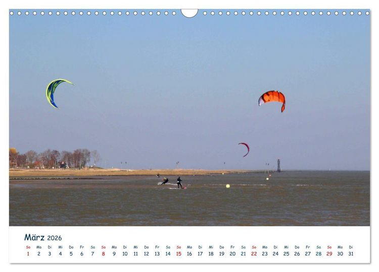 Produktbild: Butjadingen. Impressionen zwischen Jade und Nordsee (Wandkalender 2026 DIN A3 quer), CALVENDO Monatskalender