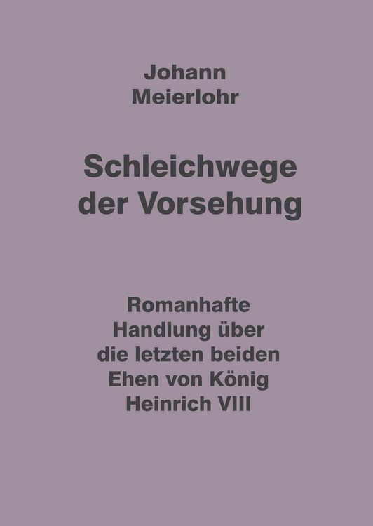 Produktbild: Schleichwege der Vorsehung