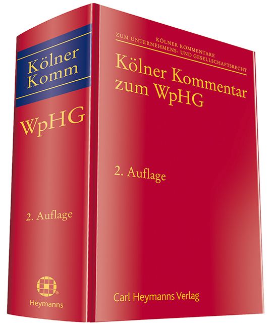Produktbild: K&ouml;lner Kommentar zum WpHG