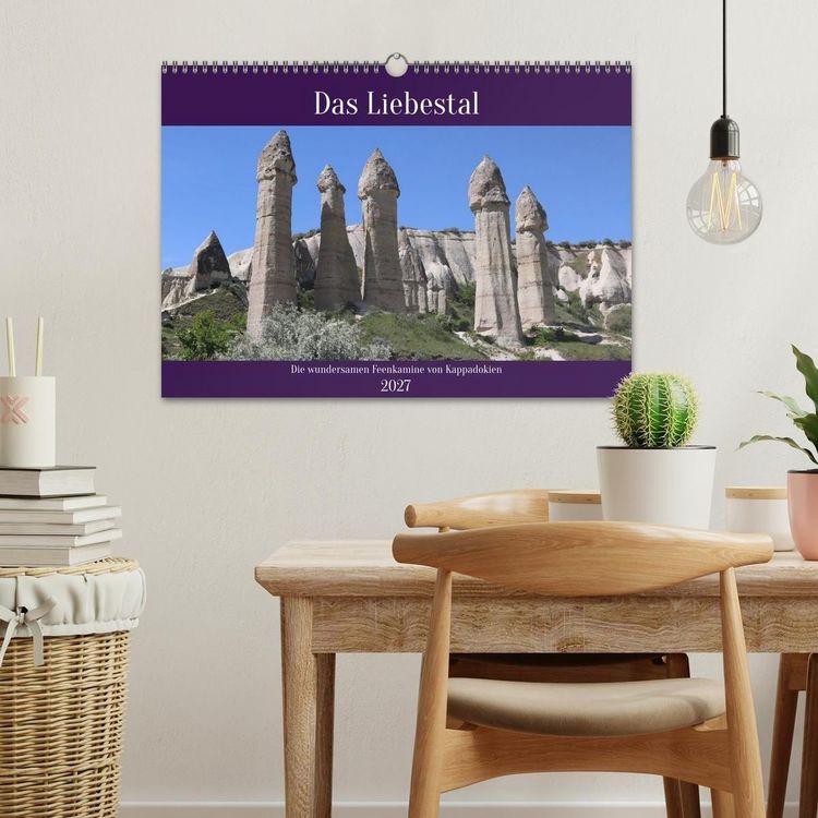 Produktbild: Das Liebestal. Die wundersamen Feenkamine von Kappadokien (Wandkalender 2027 DIN A3 quer), CALVENDO Monatskalender
