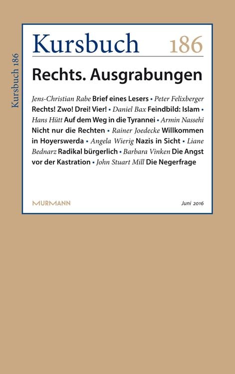 Produktbild: Kursbuch 186