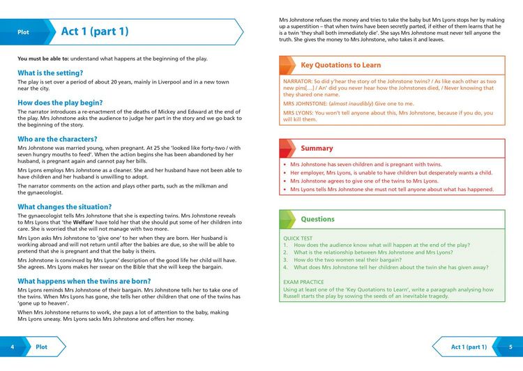 Produktbild: Blood Brothers: AQA GCSE 9-1 Grade English Literature Text Guide