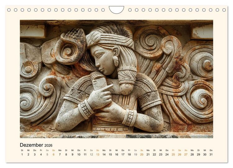 Produktbild: Die Maya und ihre Geheimnisse (Wandkalender 2026 DIN A4 quer), CALVENDO Monatskalender