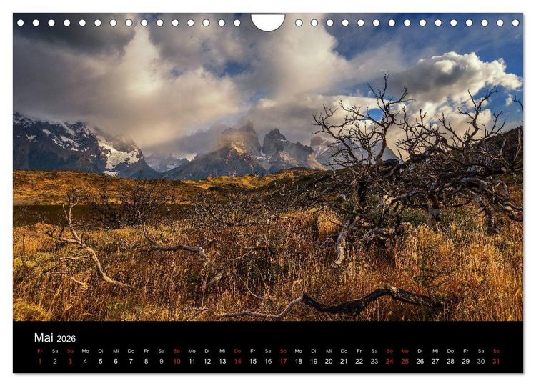 Produktbild: Patagonien-Land der Extreme (Wandkalender 2026 DIN A4 quer), CALVENDO Monatskalender