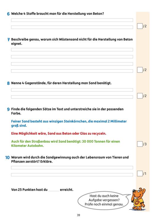 Produktbild: &Uuml;bungsheft mit Lesetests in Deutsch 3. Klasse