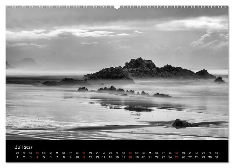 Produktbild: Das Licht in Schwarz und Wei&szlig; (hochwertiger Premium Wandkalender 2027 DIN A2 quer), Kunstdruck in Hochglanz