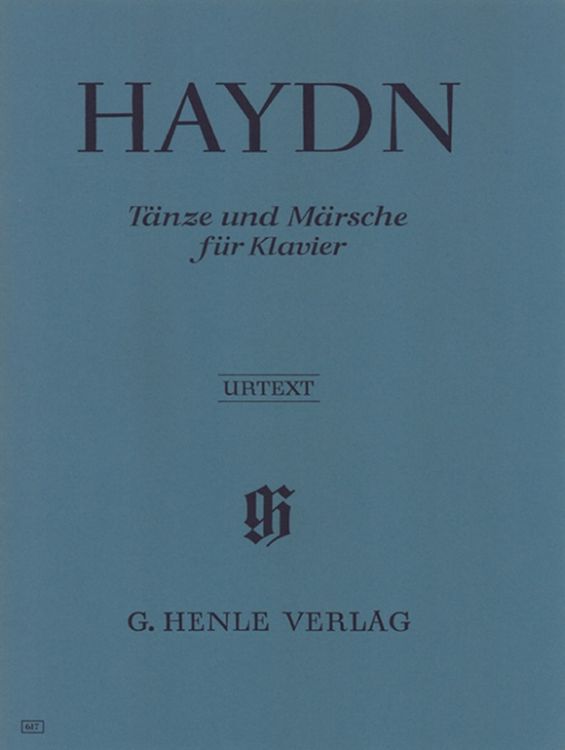 Bild vom Artikel Joseph Haydn - Tänze und Märsche für Klavier vom Autor Joseph Haydn