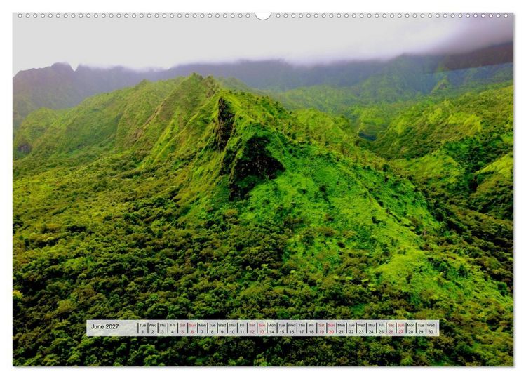 Produktbild: Aloha Spirit &ndash; The Magic of Hawaii (High Quality Premium Wall Calendar 2027 DIN A2 landscape),CALVENDO 12 Month Wall Calendar