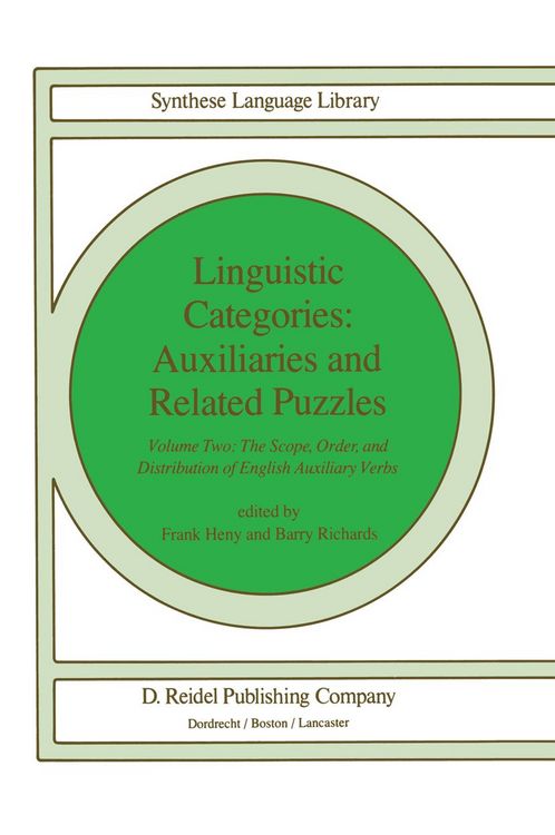 Produktbild: Linguistic Categories: Auxiliaries and Related Puzzles