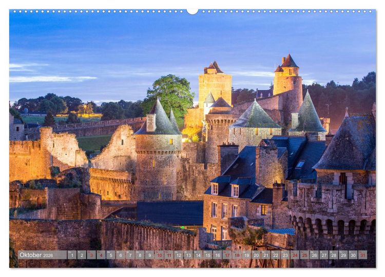 Produktbild: Momente einer Reise - Bretagne (hochwertiger Premium Wandkalender 2026 DIN A2 quer), Kunstdruck in Hochglanz