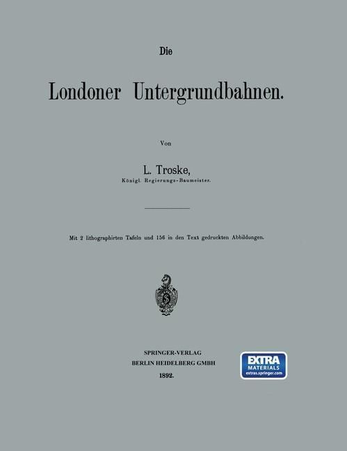 Produktbild: Die Londoner Untergrundbahnen