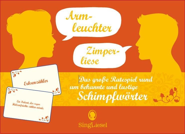 Produktbild: Fast vergessene Schimpfw&ouml;rter. Das lustige Quiz-Spiel f&uuml;r Senioren. Auch mit Demenz. Spiele-Box mit 100 Karten