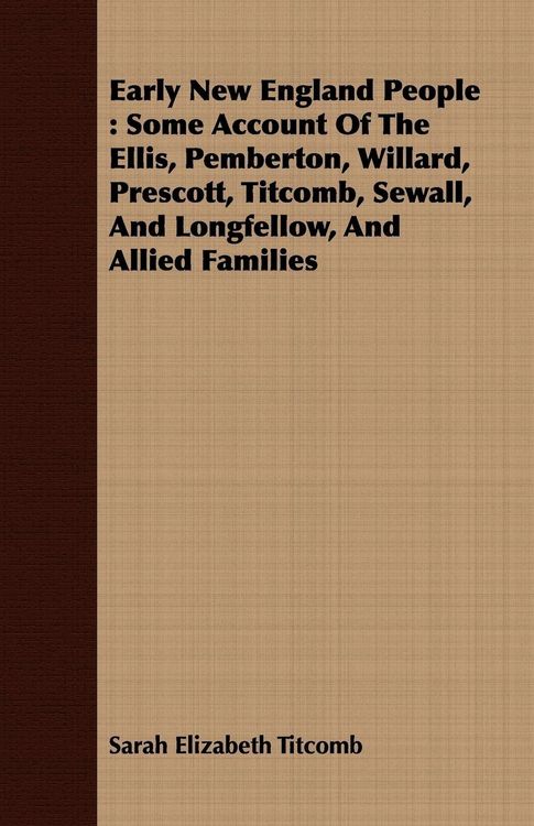 Produktbild: Early New England People