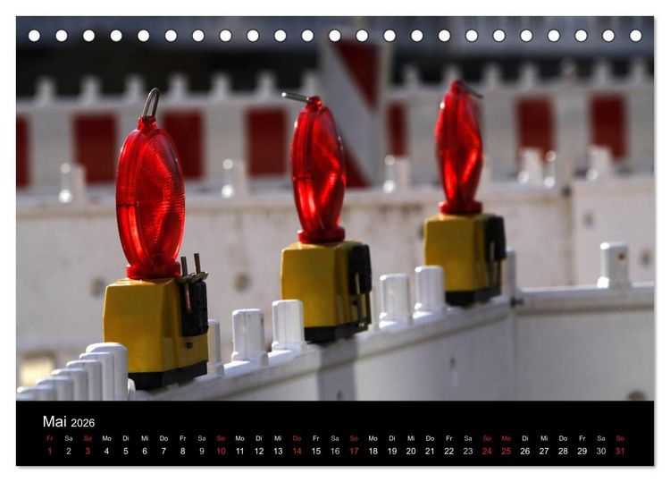 Produktbild: Baustellen (Tischkalender 2026 DIN A5 quer), CALVENDO Monatskalender