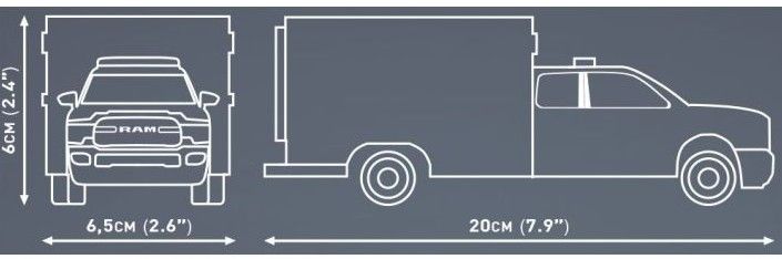 Produktbild: COBI 24609 - RAM 3500 Ambulance, Ma&szlig;stab 1:35, Bausatz, 295 Teile+1 Figur