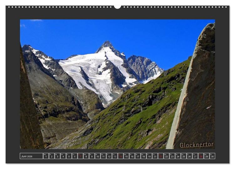Produktbild: Der Gro&szlig;glockner 3798m (Wandkalender 2026 DIN A2 quer), CALVENDO Monatskalender