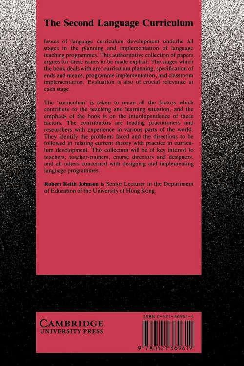 Produktbild: The Second Language Curriculum