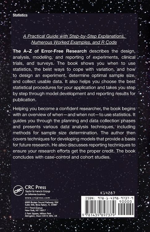 Produktbild: The A-Z of Error-Free Research