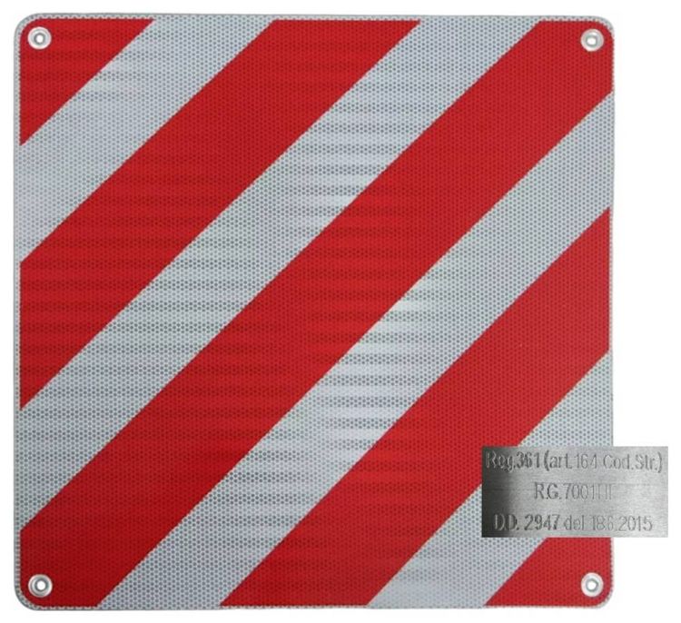 Produktbild: IWH 97606 Warntafel f&uuml;r Italien Warntafel (B x H) 50cm x 50cm