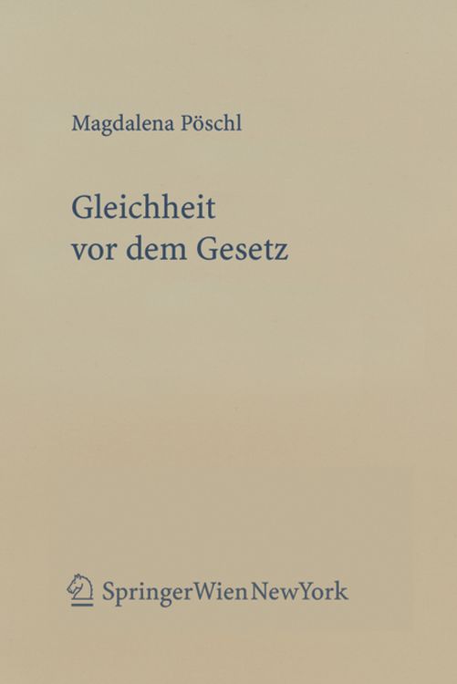Produktbild: Gleichheit vor dem Gesetz