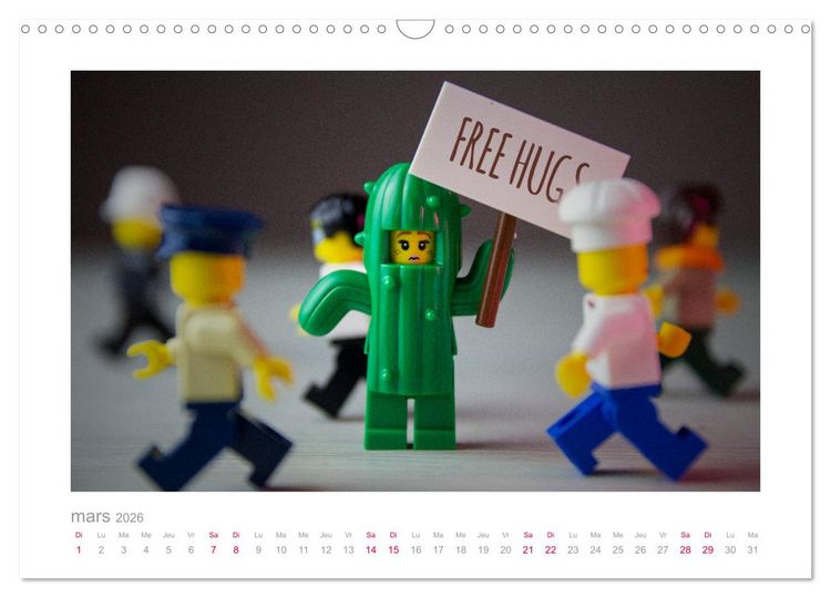Produktbild: La vie secr&egrave;te des figurines (Calendrier mural 2026 DIN A3 vertical), CALVENDO calendrier mensuel