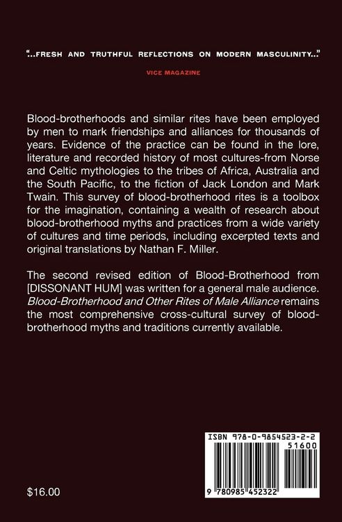 Produktbild: Blood-Brotherhood and Other Rites of Male Alliance