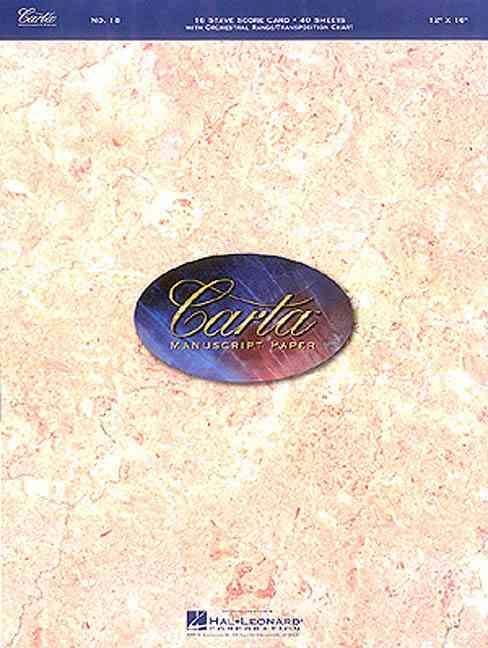 Produktbild: Carta Manuscript Paper No 18 -