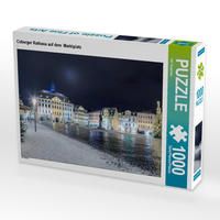 Produktbild: CALVENDO Puzzle Coburger Rathaus auf dem Marktplatz 1000 Teile Lege-Gr&ouml;&szlig;e 64 x 48 cm Foto-Puzzle Bild von Val Thoermer