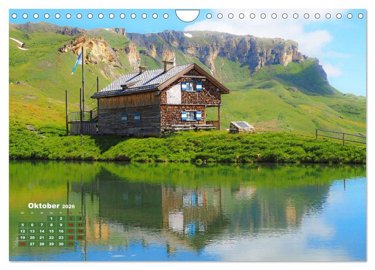 Produktbild: Gro&szlig;glockner wundersch&ouml;ne Berg- und Tierwelt (Wandkalender 2026 DIN A4 quer), CALVENDO Monatskalender