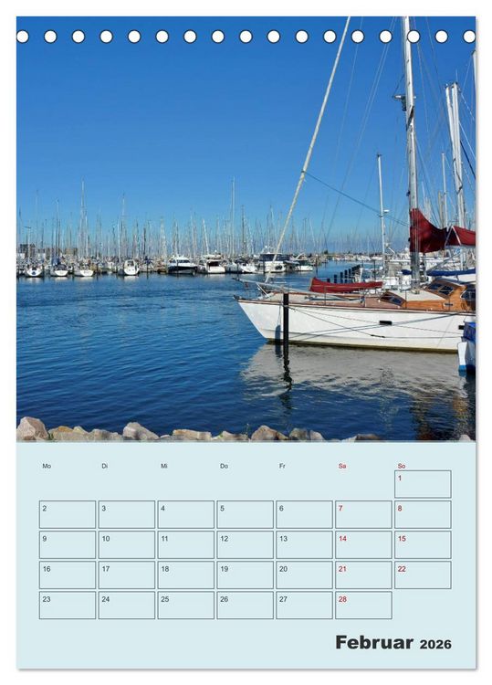 Produktbild: Moin Heiligenhafen (Tischkalender 2026 DIN A5 hoch), CALVENDO Monatskalender