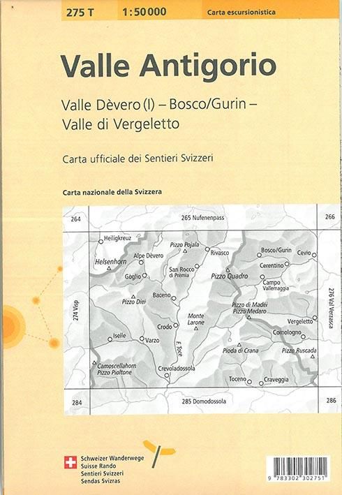 Produktbild: Swisstopo 1 : 50 000 Valle Antigorio