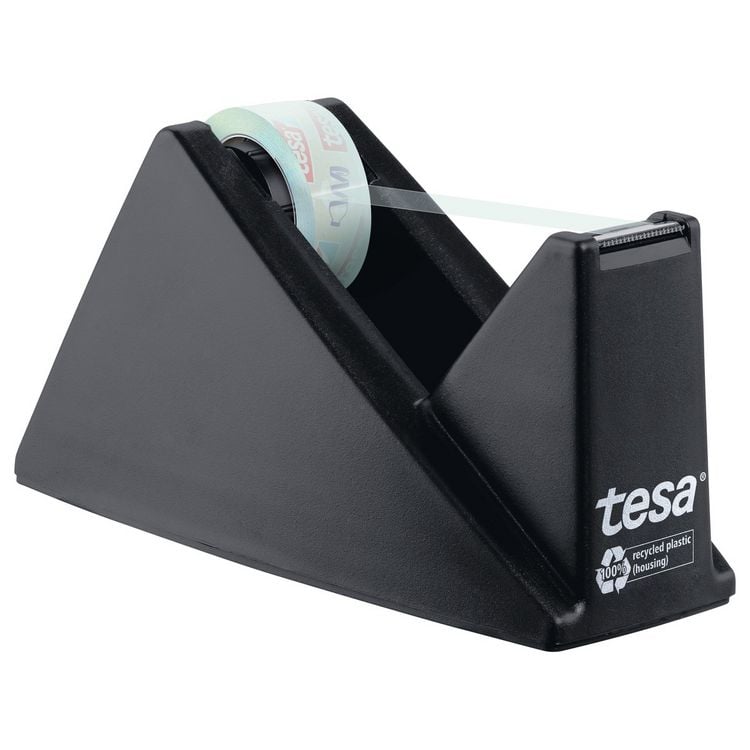 Produktbild: Tesa ECO & CRYSTAL 59045-00000-00 Tischabroller Schwarz 1St.