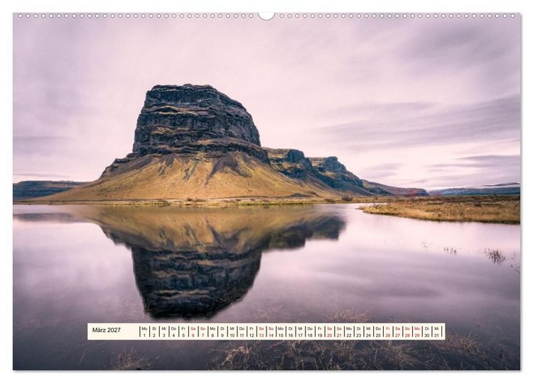 Produktbild: Island. Ein Jahr am Rand der Welt (Wandkalender 2027 DIN A2 quer), CALVENDO Monatskalender