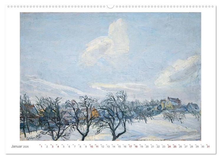 Produktbild: Landschaft im Licht. Daniel Wohlgemuth 1876-1967 (hochwertiger Premium Wandkalender 2026 DIN A2 quer), Kunstdruck in Hochglanz