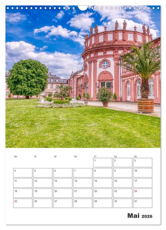 Produktbild: Wiesbaden Terminplaner (Wandkalender 2026 DIN A3 hoch), CALVENDO Monatskalender