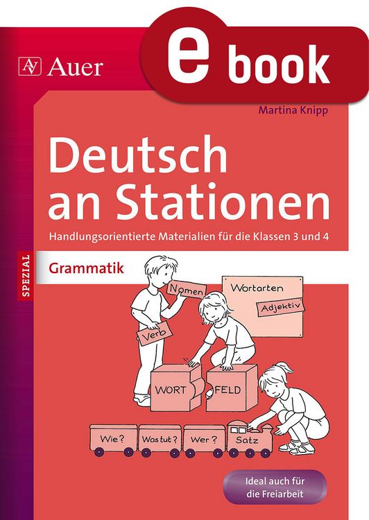 Produktbild: Grammatik an Stationen 3-4