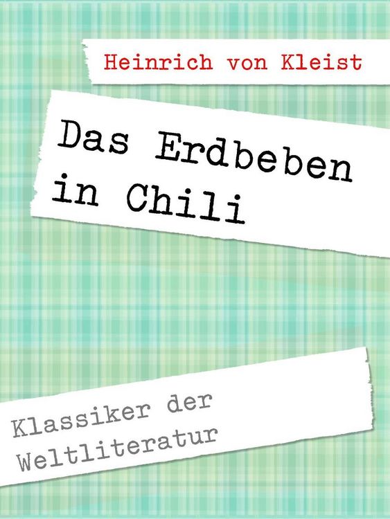 Produktbild: Das Erdbeben in Chili