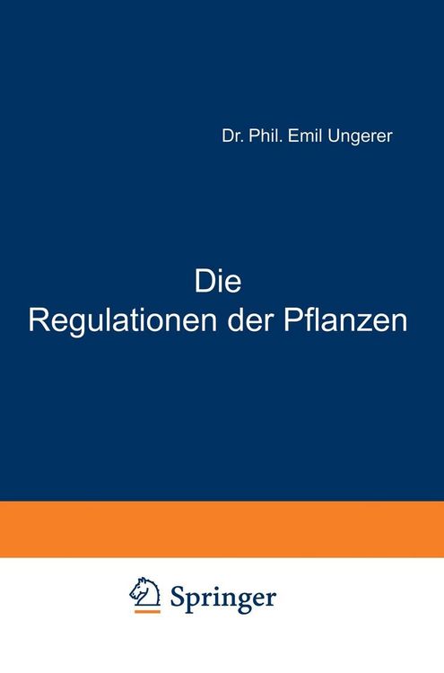 Produktbild: Die Regulationen der Pflanzen