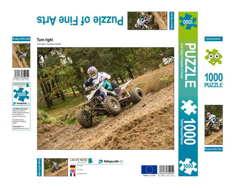 Produktbild: CALVENDO Puzzle Turn right | 1000 Teile Lege-Gr&ouml;&szlig;e 64x48cm Foto-Puzzle f&uuml;r gl&uuml;ckliche Stunden