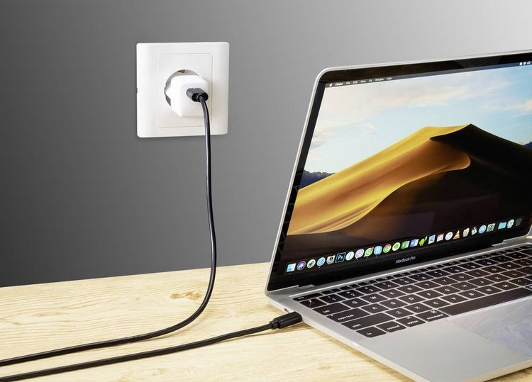 Produktbild: Renkforce USB-Kabel USB 2.0 USB-C&reg; Stecker, USB-A Stecker 2.00 m Schwarz mit antimikrobieller Oberfl&auml;che RF-4695144